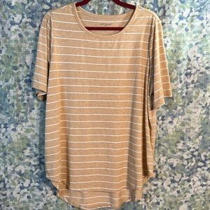 Lane Bryant Striped Tee 14/16